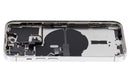 Tapa trasera para iPhone 14 Pro con componentes pequenos preinstalados (Version EE.UU.) (Original Usado: Grado A) (Plata)