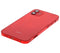 Tapa trasera con componentes pequenos pre-instalados para iPhone 12 (Version internacional) (Rojo)
