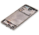 Pantalla OLED con marco para Samsung Galaxy A72 (A725 / 2021) Original (Blanco Asombroso)