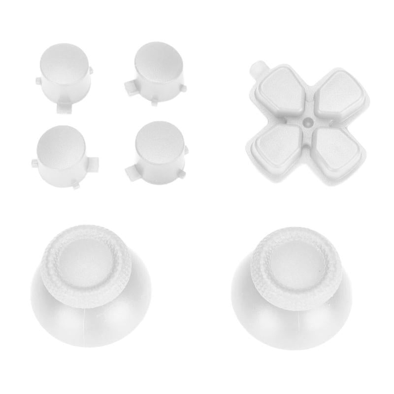 Conjunto de botones para control de PlayStation 5 (Set de 16 piezas) (Blanco)