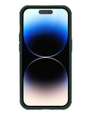 Funda Rugosa Mate Asteroid para iPhone 14 Pro Verde 1 PAQUETE