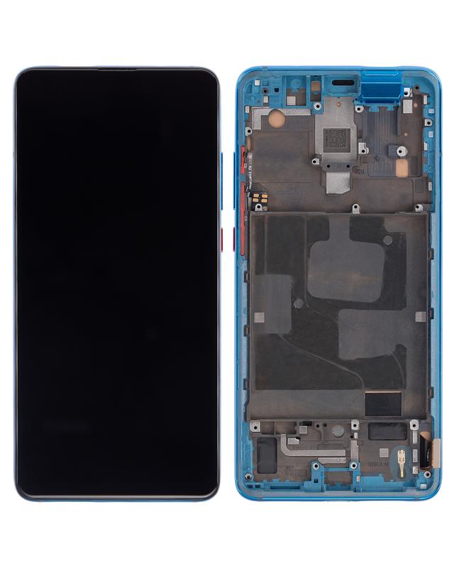 Pantalla LCD con marco para Xiaomi Mi 9T / 9T Pro / K20 / K20 Pro (Azul Glaciar)