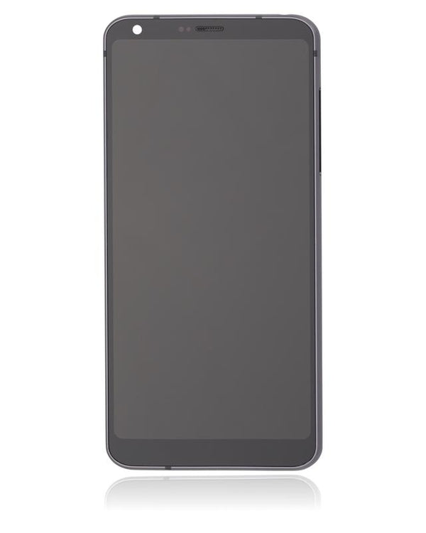 Pantalla LCD con marco para LG G6 (Reacondicionado) (Astro Black)