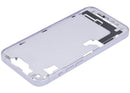 Carcasa media con botones de encendido y volumen para iPhone 14 (Version EE.UU.) (Original usada: Grado C) (Morado)