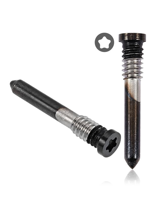 Tornillos inferiores para iPhone 15 / 15 Plus / 15 Pro / 15 Pro Max (Titanio Negro) (Paquete de 100)