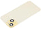 Tapa trasera con placa de acero, NFC para carga inalambrica, iman MagSafe y flex de linterna para iPhone 15 (Amarillo)