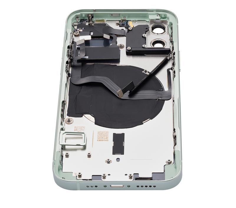 Tapa trasera para iPhone 12 (version US) sin logo (Verde)