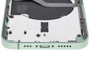 Tapa trasera con componentes pequeños pre-instalados para iPhone 12 (Versión Internacional) Verde