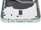 Tapa trasera con componentes pequenos pre-instalados para iPhone 12 (Version EE.UU.) (Original Usada Calidad C) (Verde)