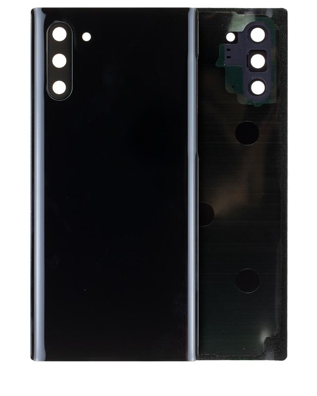 Tapa trasera con lente de camara para Samsung Galaxy Note 10 (original) (Negro Aura)