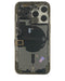 Tapa trasera para iPhone 13 Pro con componentes pequeños pre-instalados (Versión Internacional) (Original Usada: Grado C) (Dorado)