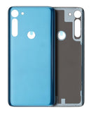 Tapa trasera para Motorola Moto G8 Power (XT2041-1 / XT2041-3 / 2020) color Azul Capri