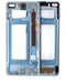 Carcasa intermedia para Samsung Galaxy S10 Plus (con piezas pequeñas) Prism Blue