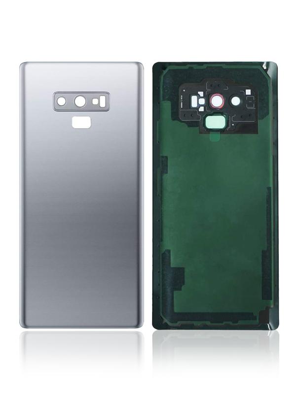 Tapa trasera con lente de camara para Samsung Galaxy Note 9 (Plata Nube)