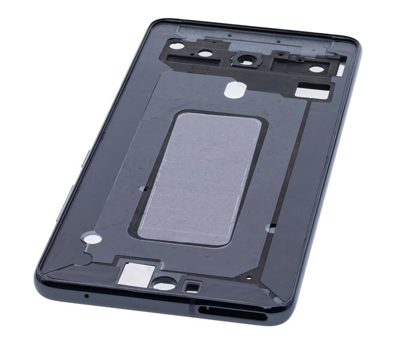 Carcasa intermedia para Samsung Galaxy A51 5G (A516 / 2020) (Negro Prism Cube)