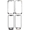 4 en 1 con marco incluido (Cristal frontal + OCA + Tacto corto + OCA preinstalado) para iPhone 12 Pro Max