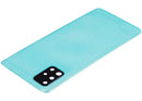 Tapa trasera con lente de camara para Samsung Galaxy A51 4G (A515 / 2019) (Azul Prism Crush)