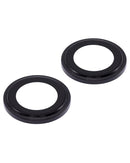 Protector de lente de camara Casper para iPhone 13 / 13 Mini (Negro) (Transparente)