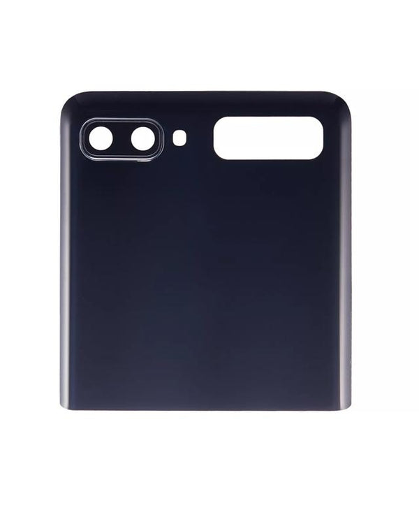 Tapa trasera superior con lente de camara para Samsung Galaxy Z Flip 4G (F700) / Z Flip 5G (F707) original (Negro Espejo)