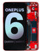 Pantalla OLED para OnePlus 6 con marco (A6000 / A6003) original (Ambar Rojo)