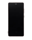 Pantalla OLED con marco para Samsung Galaxy S20 FE 4G / 5G (Reacondicionado) (Cloud Lavender) (Version R8)