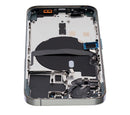 Tapa trasera para iPhone 13 Pro con componentes pequeños pre-instalados (Sin logo) (Versión US) (Verde alpino)