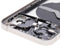 Tapa trasera con componentes pequeños pre-instalados para iPhone 12 (Versión Internacional) (Usado OEM: Grado A) (Blanco)