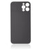 Tapa trasera para iPhone 12 Pro con adhesivo 3M y orificio grande para camara (Plata)