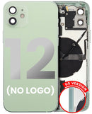Tapa trasera para iPhone 12 (version US) sin logo (Verde)