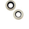 Lente de Camara Trasera con Soporte y Bisel para iPhone 15 / 15 Plus (Juego de 2 piezas) (Amarillo)