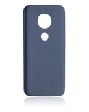 Tapa trasera de vidrio para Motorola Moto G7 Play (XT1952 / 2019) (Indigo oscuro) (Version EE.UU.)