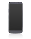 Pantalla LCD con marco para Motorola Moto G6 Play / G6 Forge (negro)