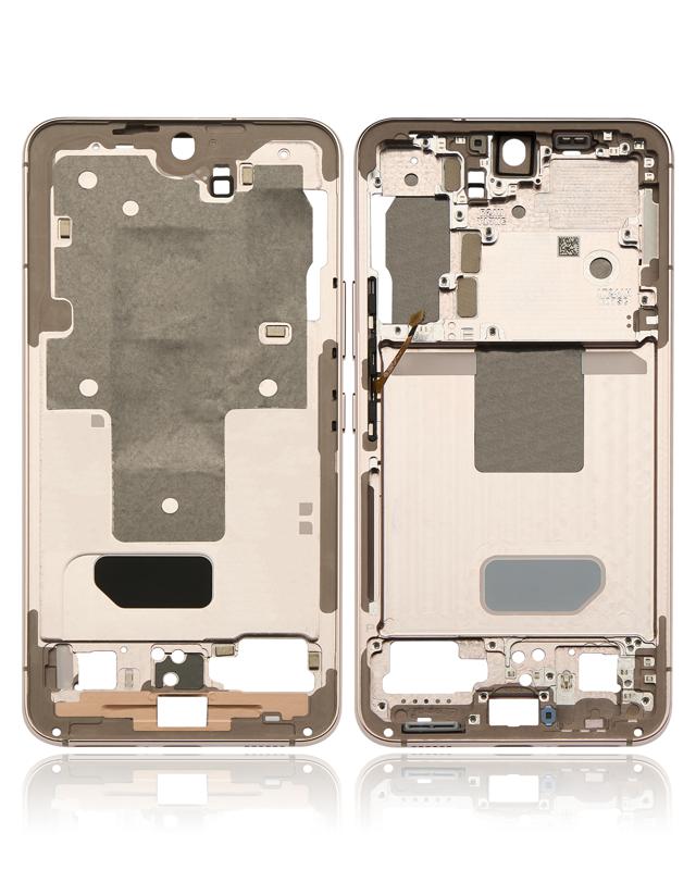 Carcasa media para Samsung Galaxy S22 5G (Version Internacional) (Oro Rosa)