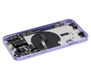 Tapa trasera con componentes pequeños pre-instalados para iPhone 12 (Versión Internacional) (Púrpura)