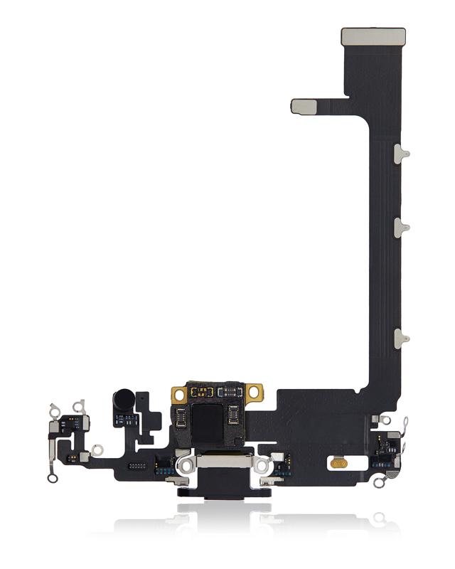 Puerto de carga con placa para iPhone 11 Pro Max (Original usado) (Gris Espacial)