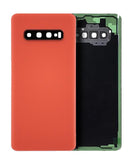 Tapa trasera con lente de camara para Samsung Galaxy S10 Plus original (Flamingo Pink)
