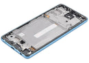Pantalla OLED con marco para Samsung Galaxy A52 4G / A52 5G / A52S 5G (Azul)