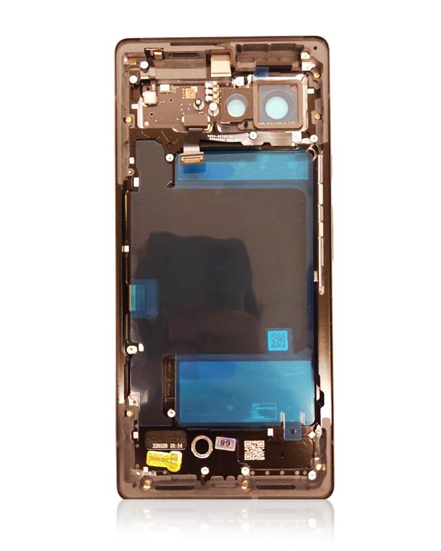 Tapa trasera original para Google Pixel 6 (Norteamericano) (VZW - mmWave) (Negro Tormenta)