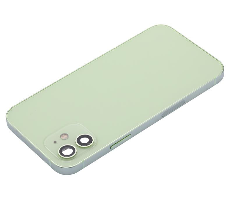 Tapa trasera para iPhone 12 (version US) sin logo (Verde)