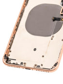 Tapa trasera para iPhone 8 Plus con componentes pequeños pre-instalados (Usado, original, Grado B) (Dorado)