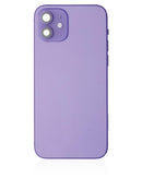 Tapa trasera para iPhone 12 con componentes pequenos pre-instalados (Version US) (Morado)