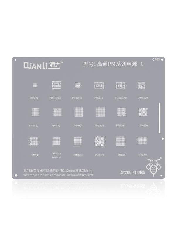 Stencil Bumblebee (QS66) para Serie PM Qualcomm (Qianli)