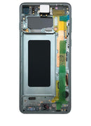 Pantalla OLED para Samsung Galaxy S10 con marco (Verde Prisma)