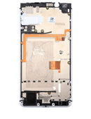 Pantalla LCD con marco para BlackBerry KEYone (Reacondicionado, Plata)