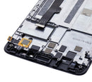 Pantalla LCD con marco para T-Mobile Revvl Plus (C3701A) Refurbished Negro