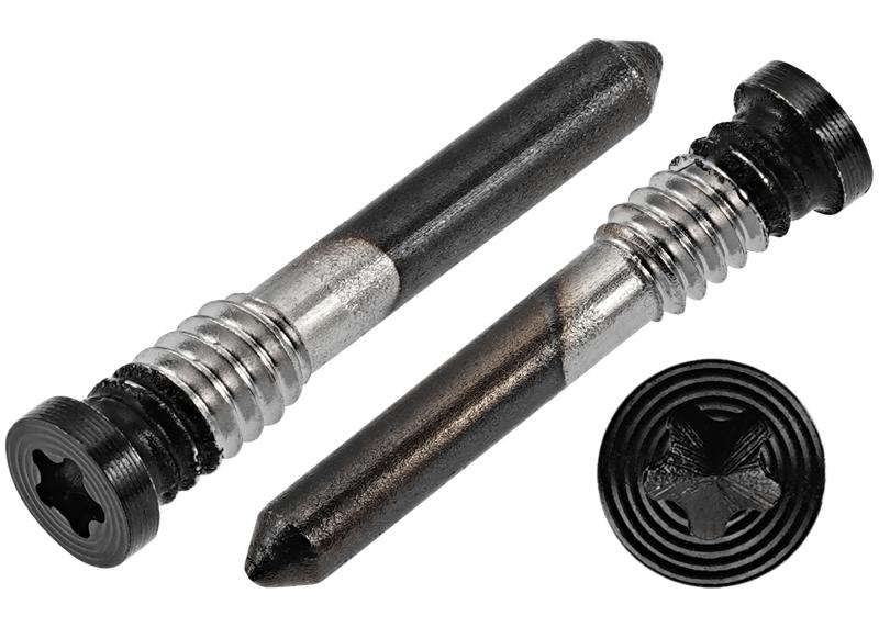 Tornillos inferiores para iPhone 15 / 15 Plus / 15 Pro / 15 Pro Max (Titanio Negro) (Paquete de 100)