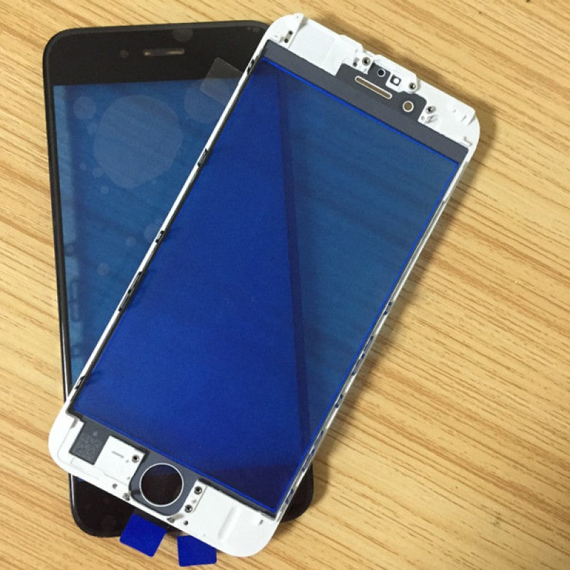 Glass con OCA Instalada y Marco iPhone 6S Plus Blanca