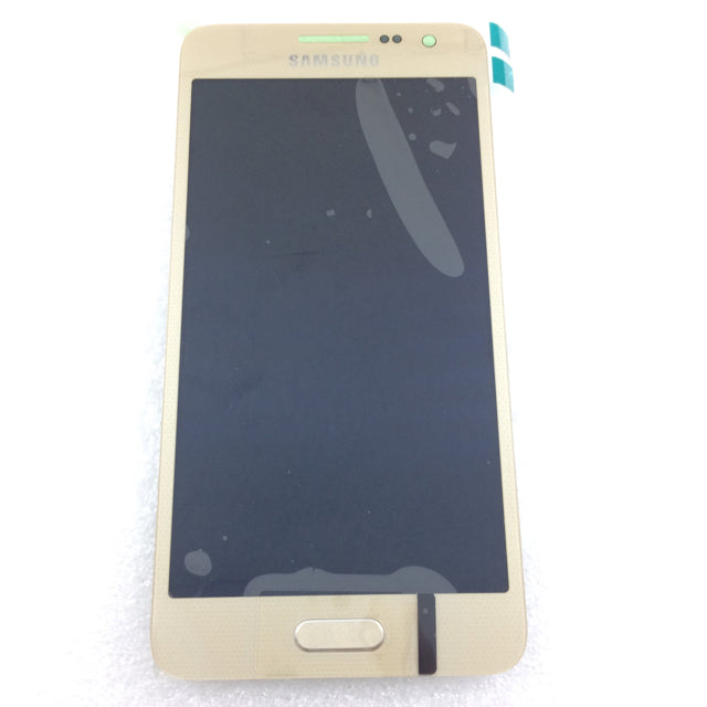 Pantalla Samsung Galaxy A3 (A300) Dorada - Celovendo. Repuestos para celulares en Guatemala.