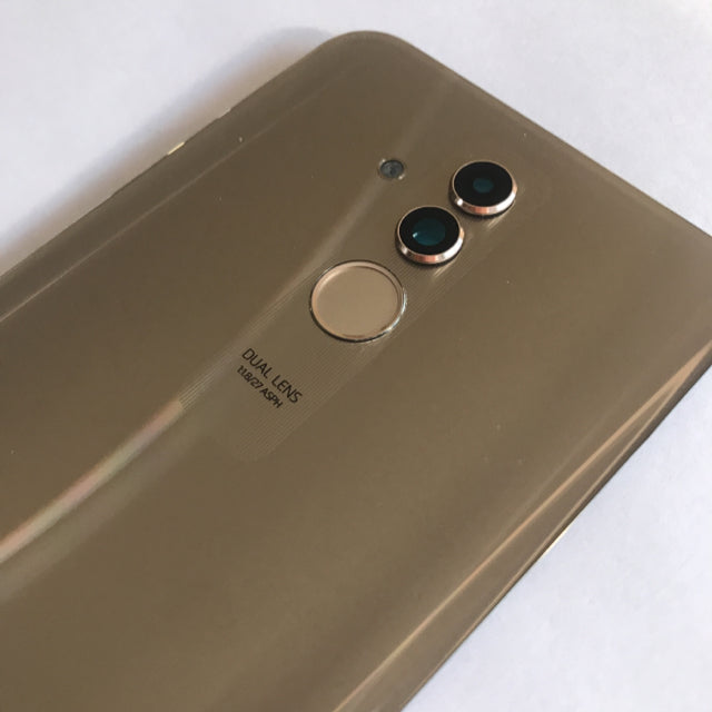 Tapa Huawei Mate 20 Lite Dorado | Original | Con Sensor de Huella Digital y Ahesivos