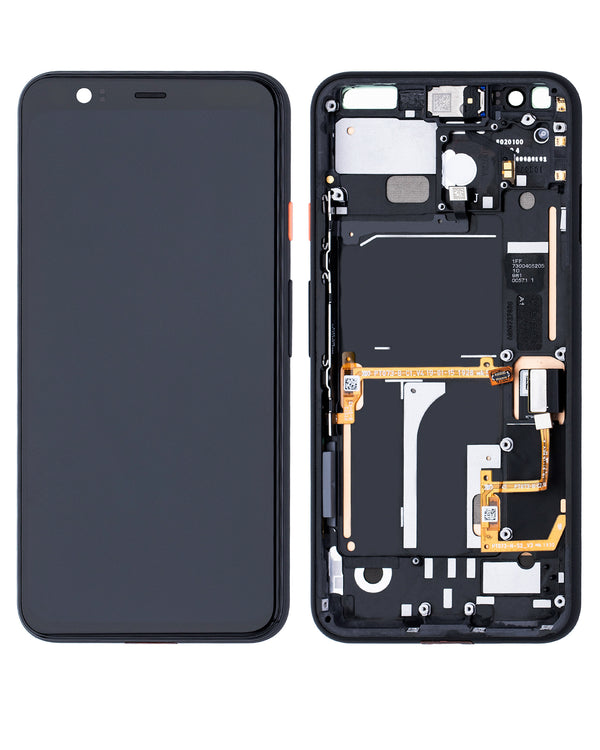 Pantalla para GOOGLE PIXEL 4 (COLOR ANARANJADO) OLED con Marco